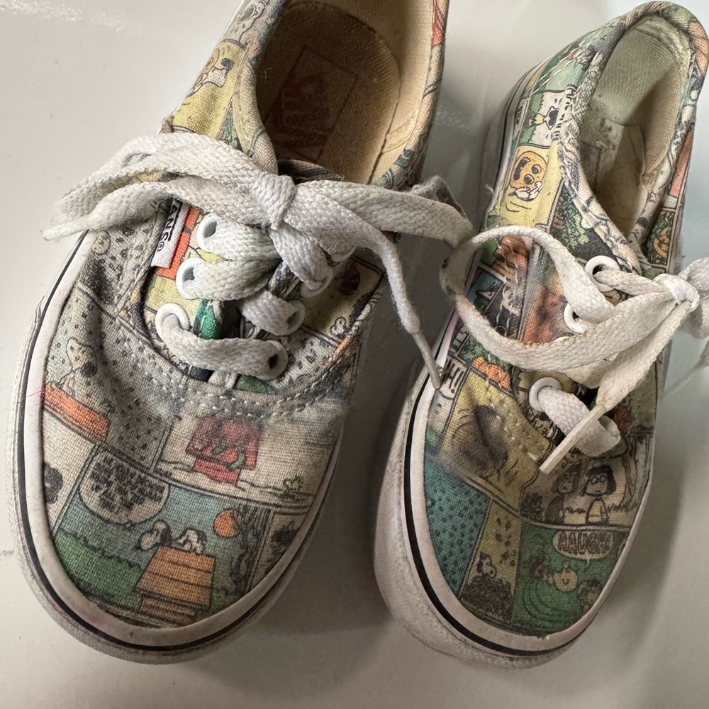 Vans Kids Sneakers with Comic Print - Multicolor